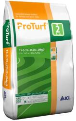  ProTurf gyepműtrágya 15+06+15+2, 5MgO+7CaO/2M/25kg/30g-m2/830m2/50db-raklap (70556 - 41360125)