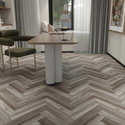 Ennika - pardoseli SPC Pardoseala tip parchet SPC Herringbone ENNIKA BLACKSTONE OAK 6, 5 mm, 33, 1, 112mp/pac placa A/B (HOSK9745)