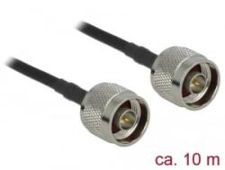 Delock antenna kábel N-dugó apa N-dugó LMR195 10m (90424) (90424) - aqua