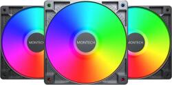 MONTECH GF120 ARGB PWM 3 Pack Black