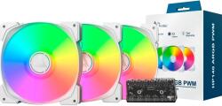 MONTECH HP140 ARGB PWM 3 Pack White