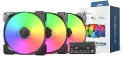 MONTECH HP140 ARGB PWM 3 Pack Black
