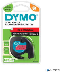DYMO Feliratozógép szalag, 12 mm x 4 m, DYMO "Letratag", piros (S0721630) - alter