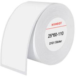 NiiMbot Rola NiiMbot Etichete Autocolante Termice 25x60mm 110buc Alb (T25*60-110WHITE)