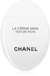 CHANEL La Crème Main Riche éjszakai tápláló és bőrvilágosító krém kézre 50 ml