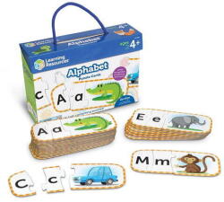 Learning Resources Set 26 De Puzzle-uri Learning Resources Alfabet 3 Piese 4ani+ Alb (LER6089) Puzzle