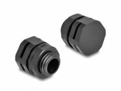 Delock Ventillációs csatlakozó M12 fekete 2 db. (60479) (60479)