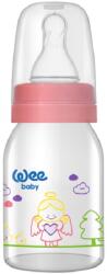 Wee Baby Стъклено шише Wee Baby Classic, 125 ml, розово (877) - ozone