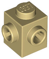 LEGO® Caramida modificata 1 X 1 cu 2 Knobs alaturati (6175968)