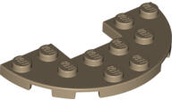 LEGO® Placa 6 X 3 rotunjita dublu cu gaura 2 X 1 (6096108)