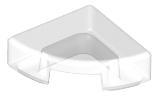 LEGO® Placă netedă 1 X 1 sfert (6404363)