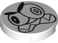 LEGO® Placă netedă rotundă 2 X 2 decorată - Mixels (6060729)