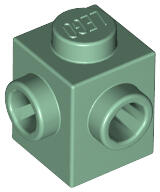 LEGO® Caramida modificata 1 X 1 cu 2 Knobs alaturati (6223225)