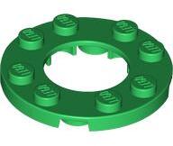 LEGO® Placa rotunda 4 X 4 cu gaura 2 X 2 (6405622)