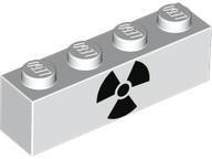 LEGO® Cărămidă 1 X 4 decorată(radiaţii) (6230553)