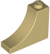LEGO® Caramida curbata 1 X 3 X 2 - Inv (6212038)