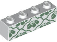 LEGO® Cărămidă 4 X 1 - decorată Tapet (6149666)
