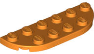 LEGO® Placă 2 X 6 rotunjită dublu (6301806)