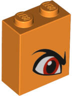 LEGO® Cărămidă 1 X 2 X 2 decorată ochi dreapta (6263143)