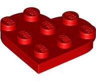 LEGO® Placă 3 X 3 rotundă (inimă) (6276193)