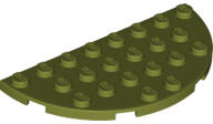 LEGO® Placă 8 X 4 rotunjită dublu (6175000)
