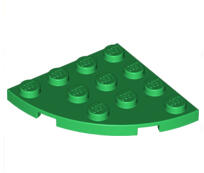 LEGO® Placa 4 X 4 rotunjita (6038682)