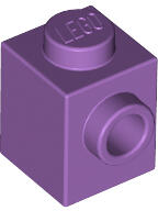 LEGO® Cărămidă modificată 1 X 1 cu 1 Knob (6125776)