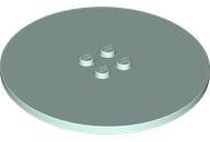 LEGO® Placă neteda rotundă 8 X 8 modificată cu 4 stud (6296857)