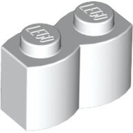 LEGO® Caramida curbata 1 X 2 busteni (6059185)