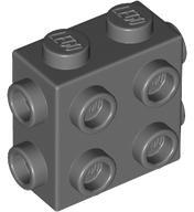 LEGO® Cărămidă modificată 1 X 2 X 1 2/3 cu knoburi pe 3 laturi (6314192)
