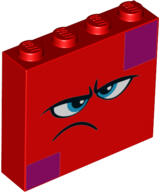 LEGO® Cărămidă 1 X 4 X 3 decorată (6263004)