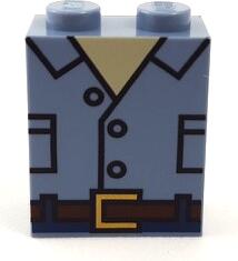 LEGO® Cărămidă 1 X 2 X 2 decorată (6234840)