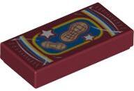 LEGO® Placă netedă 1 X 2 decorată arahide (6313414)
