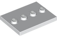 LEGO® Placă 4 X 3 modificată studuri centrale (6132741)