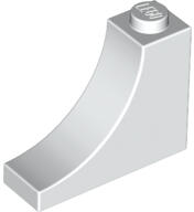 LEGO® Caramida curbata 1 X 3 X 2 - Inv (6110019)