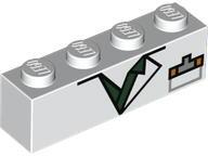 LEGO® Cărămidă 1 X 4 decorată (6230550)