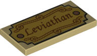 LEGO® Placă netedă 4 X 1 decorată - Leviathan (6228904)
