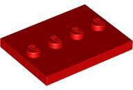 LEGO® Placă 3 X 4 modificată studuri centrale (6250570)