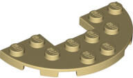 LEGO® Placa 6 X 3 rotunjita dublu cu gaura 2 X 1 (6099893)