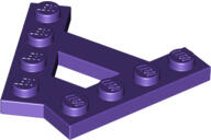 LEGO® Placă modificată 4 X 1 unghi 45 (6147010)