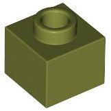 LEGO® Cărămidă modificată 1 x 1 x 2/3 găurită (6382541)