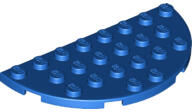 LEGO® Placă 8 X 4 rotunjită dublu (6186378)