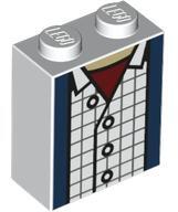 LEGO® Cărămidă 1 X 2 X 2 decorată(cămaşă) (6230544)
