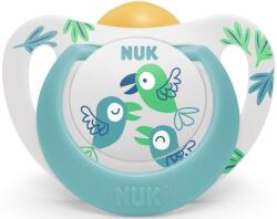 Nuk Suzeta din cauciuc Nuk - Star, 6-18 luni, albastra cu pasari (10734076)
