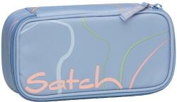 satch Penar Satch Pencil Box - Vivid Blue, cu 2 compartimente (SAT-BSC-001-9SB)