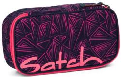 satch Penar Satch Pencil Box - Pink Bermuda, cu 2 compartimente Penar