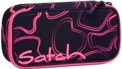 satch Penar Satch Pencil Box - Pink Supreme, cu 2 compartimente (SAT-BSC-001-9SP)