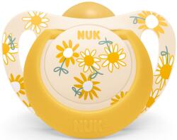 Nuk Suzeta din silicon Nuk - Star, 6-18 luni, galbena cu flori (10734076)