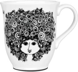 Bjørn Wiinblad Tea csésze ROSALINDE 350 ml, fekete, porcelán, Bjørn Wiinblad (BJORW52101)