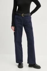 G-Star pantaloni femei, culoarea bleumarin, drept, medium waist, D24673-D388 9BYH-SPD1DW_59X (D24673.D388)